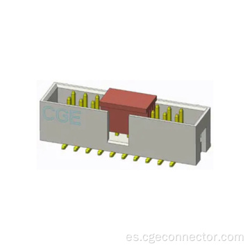 SMT Tipo vertical con conector de encabezado de caja de 2.54 mm